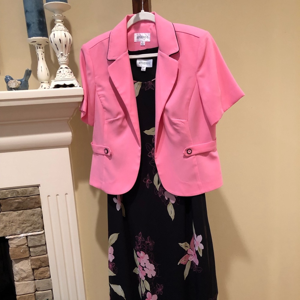 Summer Dress with Pink Jacket
